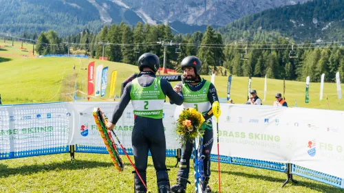 Gare FIS e di Junior Cup a Tambre, l'Italia dello sci d'erba domina con Gritti, Seganti e Nicole Mastalli