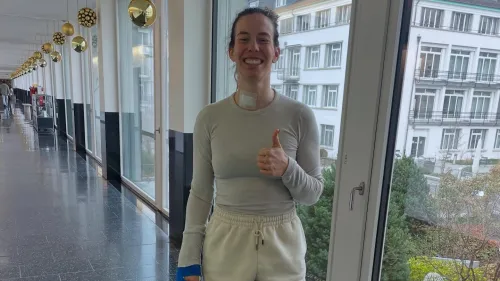 Il primo messaggio di Michelle Gisin dopo l'incidente: Sono fortunata, grazie a tutti coloro che mi hanno pensato