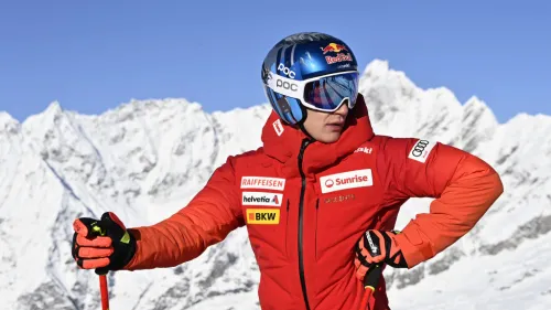A Zermatt il primo approccio di Marco Odermatt verso la stagione olimpica: il re di coppa in pista con i compagni