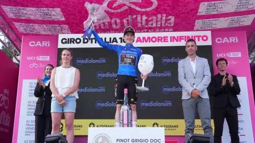 Dal palco del Giro d'Italia con Vingegaard, Camille Rast guarda ad un'altra grande stagione e con Holdener...