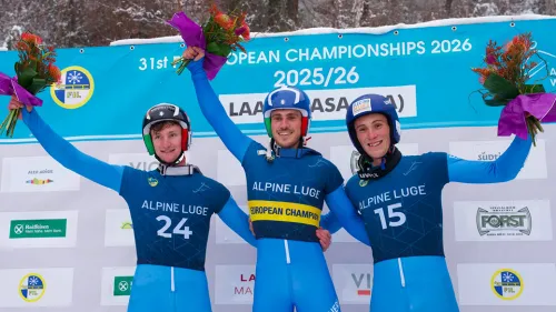 L'Italia dello slittino su pista naturale è da record: l'Europeo di Lasa è quasi tutto azzurro con tre titoli
