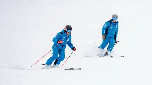 Per Marta Bassino un altro inizio settimana alla Riserva Bianca: primi lavori con i pali nani per la cuneese
