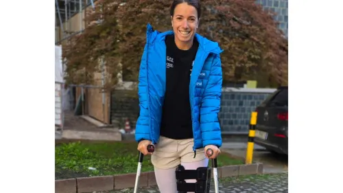 Grazie a tutti per l'affetto, non smetto di sognare: Marta Bassino è rientrata a casa dopo l'intervento