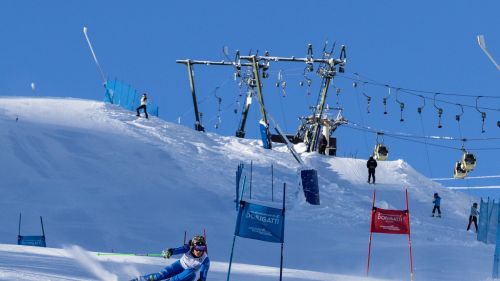 Tutto pronto per il rientro in gruppo di Brignone. Fede: 