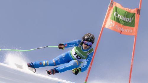 Brignone pronta a lavorare: 