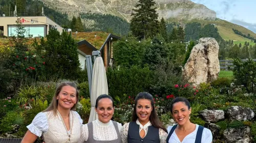 Per Brignone un week-end con il ritorno in mountain bike e relax con le amiche Pichler e Agerer