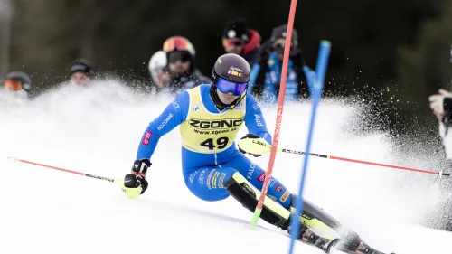 Troppo poco azzurro sul Canalone Miramonti, l'unico sorriso è di Canins. Vinatzer: Fa male con una pista del genere