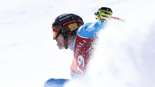 Mattia Casse fa il vuoto nell'unica prova sulla Piste Nationale, domenica la discesa maschile di Crans-Montana