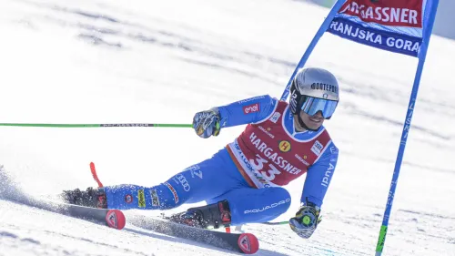 Italgigante a terra anche a Kranjska Gora, zona top 20 per Vinatzer e Della Vite. E per il post Pini...