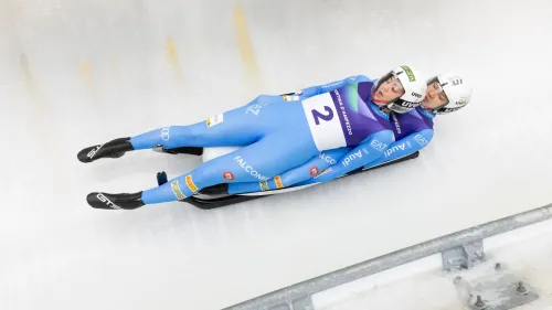 Il test event internazionale di Cortina lancia lo slittino verso i Giochi: Voetter-Oberhofer subito brillanti