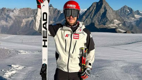 Stefan Eichberger &egrave; tornato: 225 giorni dopo il crac al crociato sulla Saslong, eccolo in pista a Zermatt