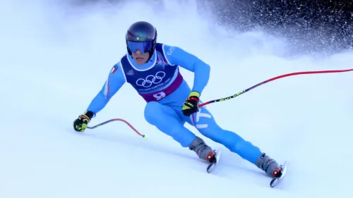 Franzoni sempre... Franjo: Devo crescere su questa neve, von Allmen un grande. Paris: Poteva essere buona, ma quello sci...