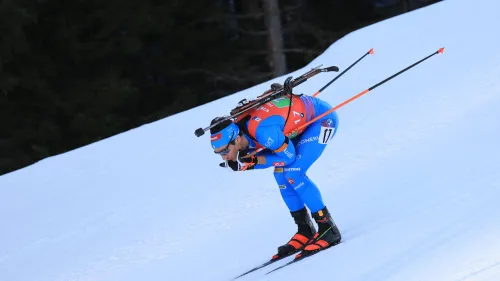 Giacomel non fa cinquina di podi in serie ed è molto deluso. Ma la classifica di coppa resta buonissima...