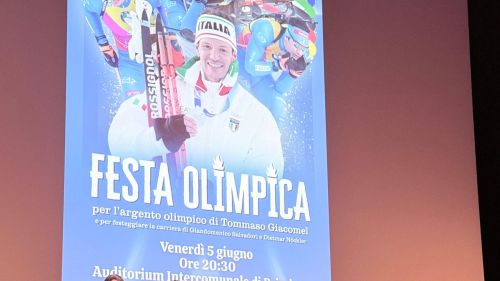 Il suo Primiero lo festeggia, Giacomel riparte: 