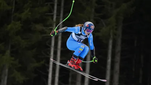 Alle 12.00 il secondo training sul Mont Lachaux, posticipato di un'ora dopo la nevicata: Goggia prima azzurra al cancelletto