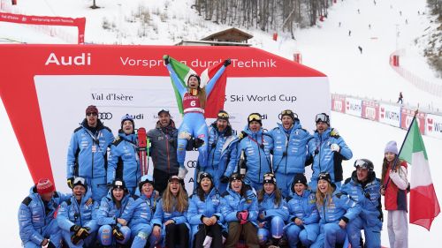 Tutte le voci azzurre dalla Val d'Isère. Curtoni: 'Qui sapevo di potermela giocare'. Melesi: 'Prendo il buono di questa gara'
