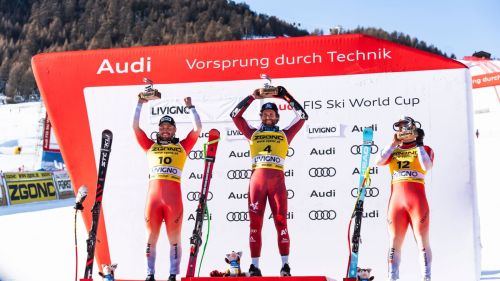 Cinque svizzeri tra i primi otto, ma a Livigno vince Schwarz. Monney e von Allmen sorridono: 