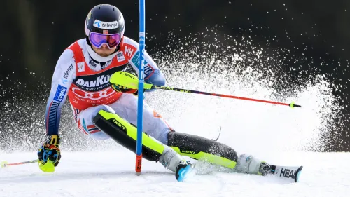 Pinheiro Braathen inforca alla 4^ porta, la coppa di slalom è di McGrath! Incanto finale firmato Haugan