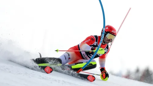 Meillard da capogiro nella 1^ manche delle finali, Pinheiro Braathen e McGrath sono parecchio lontani