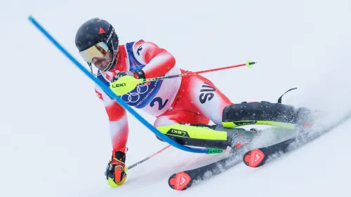 McGrath inforca, dopo l'iride ecco il titolo olimpico per Loic Meillard davanti a Gstrein e Kristoffersen