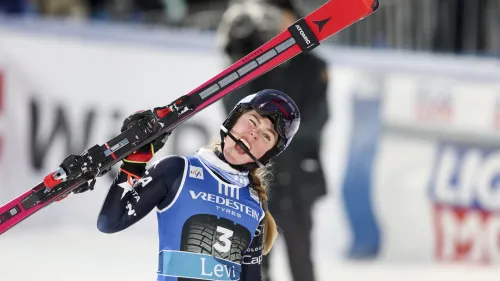 Per Shiffrin arriva la... slitta di Babbo Natale! Levi è magica per Mikaela: Tutto perfetto, volevo un inizio così