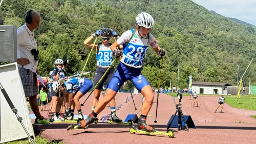 I tricolori giovanili di biathlon a Chiusa di Pesio premiano una super Magalì Miraglio Mellano