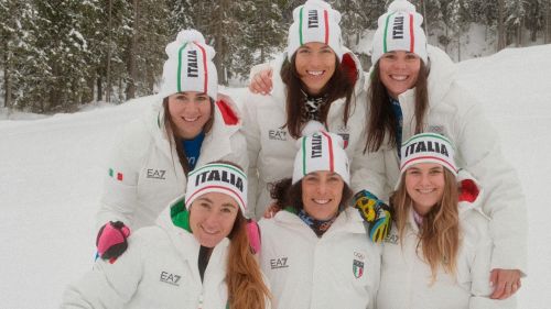 A Cortina oltre mezzo metro di neve fresca e molto umida, si lavora per avere un training venerd&igrave;