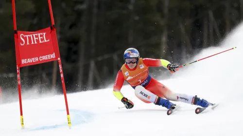 Odermatt controlla, gli altri big sbagliano e c'è un varco enorme tra il re e la concorrenza a metà gara di Beaver Creek