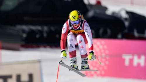 Nina Ortlieb firma la prima prova sulla Di Prampero, Nadia Delago è quarta. Vonn c'è mentre Goggia studia