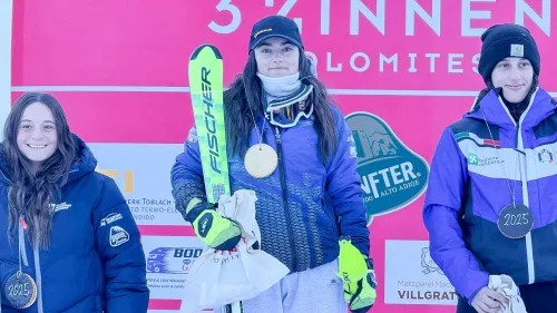 Gli slalom FIS NJR a Passo Croce sono azzurri con Feichter, Pernstich e Bachmann, oltre al podio di Claudani