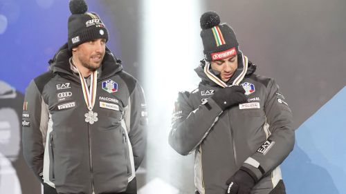 Noel da campione nella 1^ manche della 3Tre: Vinatzer illude, poi cede tanto dal muro all'arrivo