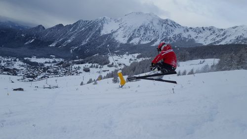 Federico Secchi e Marco Majori al K2 per la 1° discesa italiana con gli sci.