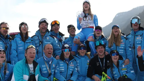 Nel giorno della festa azzurra un altro podio, senza il 1° centro, per Johnson e Weidle-Winkelmann. E Shiffrin promette che...