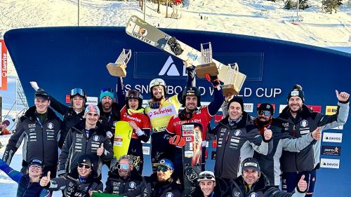 Noel da campione nella 1^ manche della 3Tre: Vinatzer illude, poi cede tanto dal muro all'arrivo