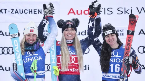 E' una Lindsey Vonn irreale, la lotta per la coppa di discesa può allontanare il ritiro: Oggi proprio non me l'aspettavo