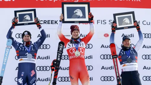 Per Cochran-Siegle primo podio... lontano dall'Italia: Che grande giornata. Sejersted e Kilde, la Norvegia sorride