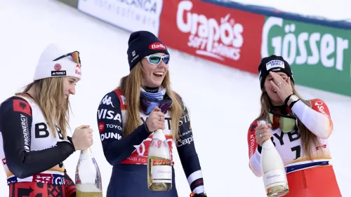 Alle spalle di Shiffrin c'è sempre un'immensa Colturi: Eppure su questa neve.... Rast torna a ridere: Mi diverto di nuovo