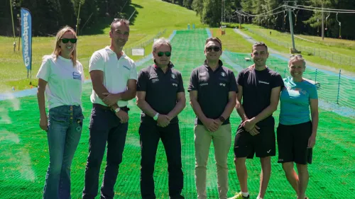 Con Roda e i campioni bergamaschi nasce la Presolana Ski Arena 365, il nuovo centro aperto tutto l'anno per sci e snowboard