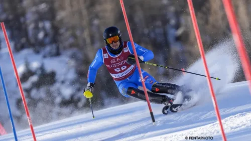 In Val di Fassa c'è un gran podio azzurro: perla di Saccardi nello slalom sulla Aloch, 2° alle spalle di Aulnette