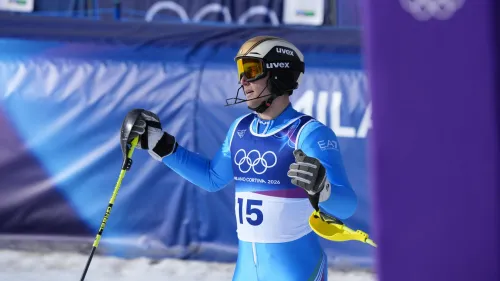 Saccardi salva l'Italia dal naufragio totale nella 1^ manche olimpica. Vinatzer: Giochi deludenti, ma ho già vinto nella vita