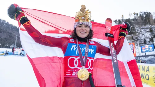 Scheib incoronata regina di Plan de Corones da sua maestà Compagnoni: Pensare che qui in passato non era andata benissimo