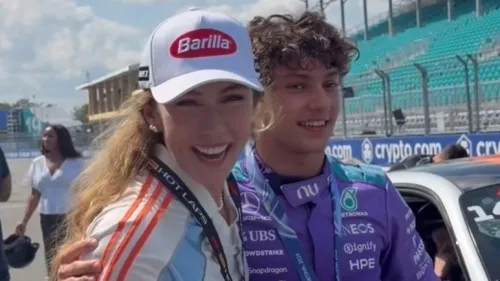 Dallo sci in California ai motori in Florida, Shiffrin sbarca a Miami e... consegna l'oro a Kimi Antonelli!