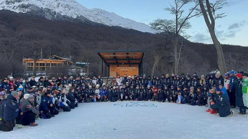Sulla neve di Ushuaia un semplice e dolce Ciao Matteo: così gli azzurri e tantissimi colleghi salutano Franzoso