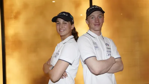 Flora e Miro Tabanelli in pista con Gasslitter, Donaggio e Monteleone, azzurri del freeski sulla neve di Hintertux