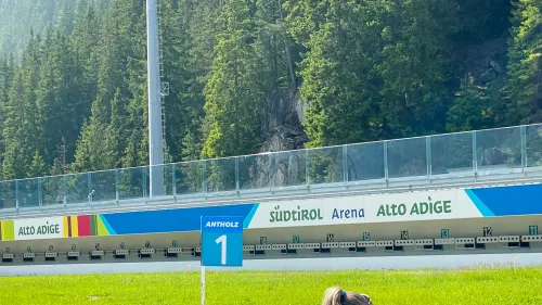 Nell'arena olimpica del grande biathlon c'è già fermento: Anterselva invasa da tantissime nazionali