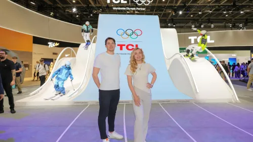 Alex Vinatzer ambassador di TCL verso il sogno olimpico: a Berlino svelato il team con Joy Beune