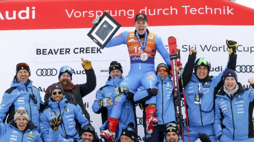 Che festa azzurra sulla Birds of Prey: l'aquila del Colorado è Vinatzer! 