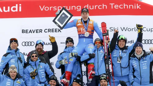 Che festa azzurra sulla Birds of Prey: l'aquila del Colorado è Vinatzer! Oggi ho spinto senza paura