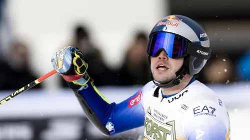 Addormentato nella 1^ manche, ho parlato con Pini cercando fluidità. Avanti così: ecco il Vinatzer gigantista