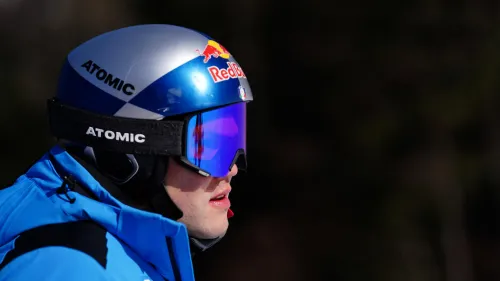 Vinatzer (12°) dopo la 1^ manche sulla Podkoren: Abbastanza bene a tratti. Alle 12.30 si riparte